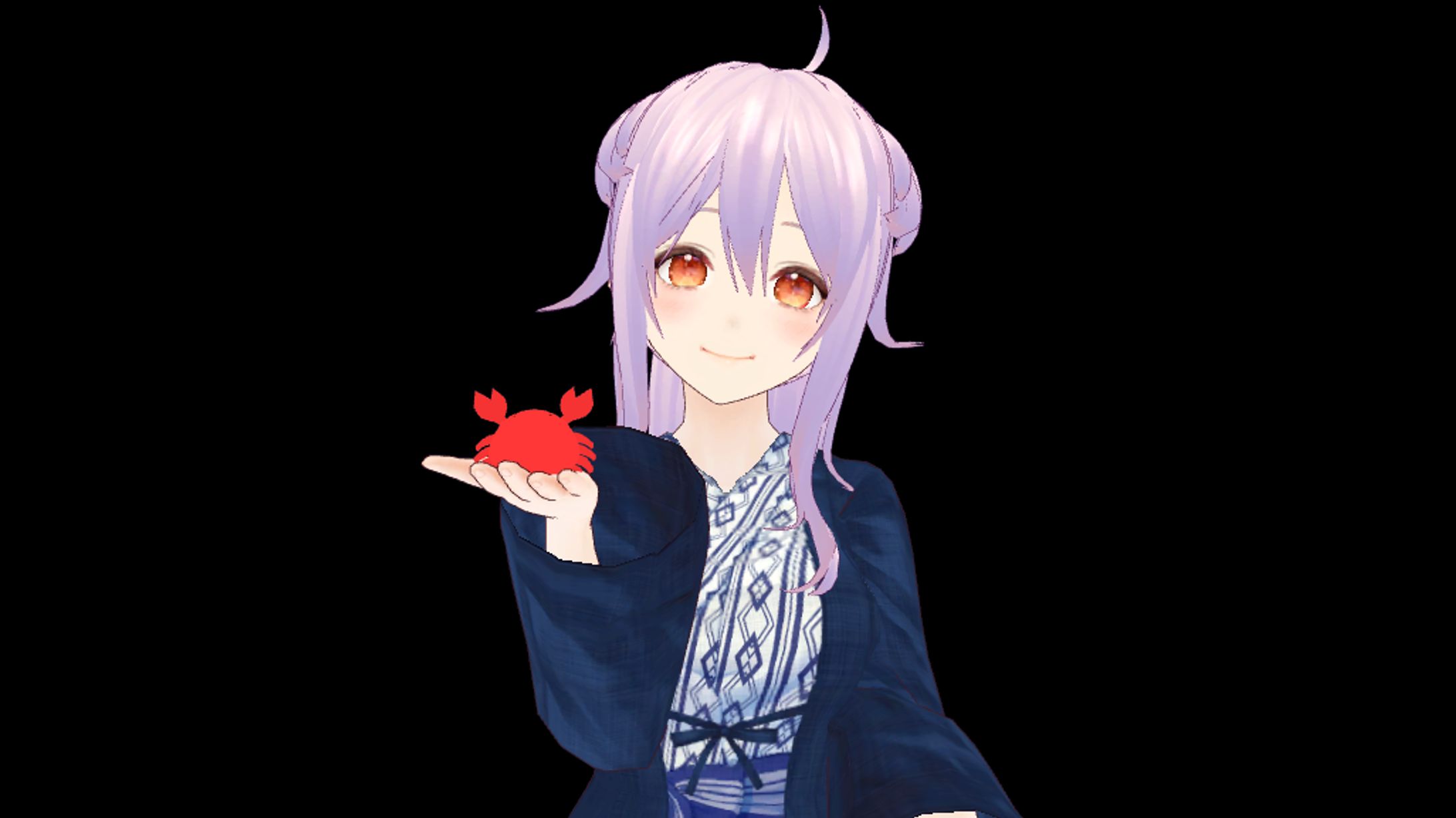 旅館浴衣とカニさん-1