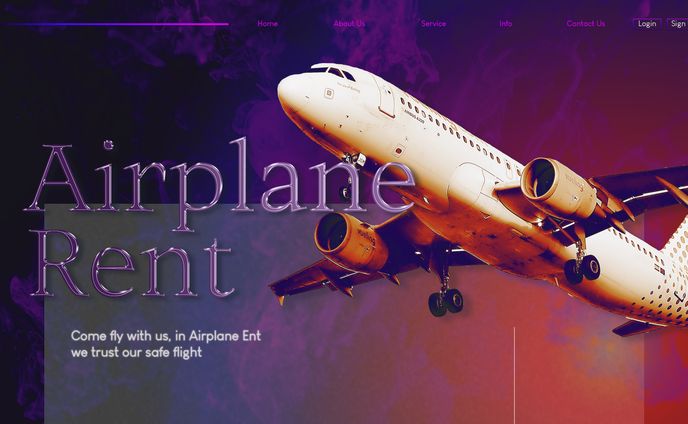 Business Layout: AIRPLANERENT