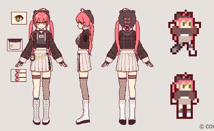 Lollipop/miComet　MV ピクセルアート