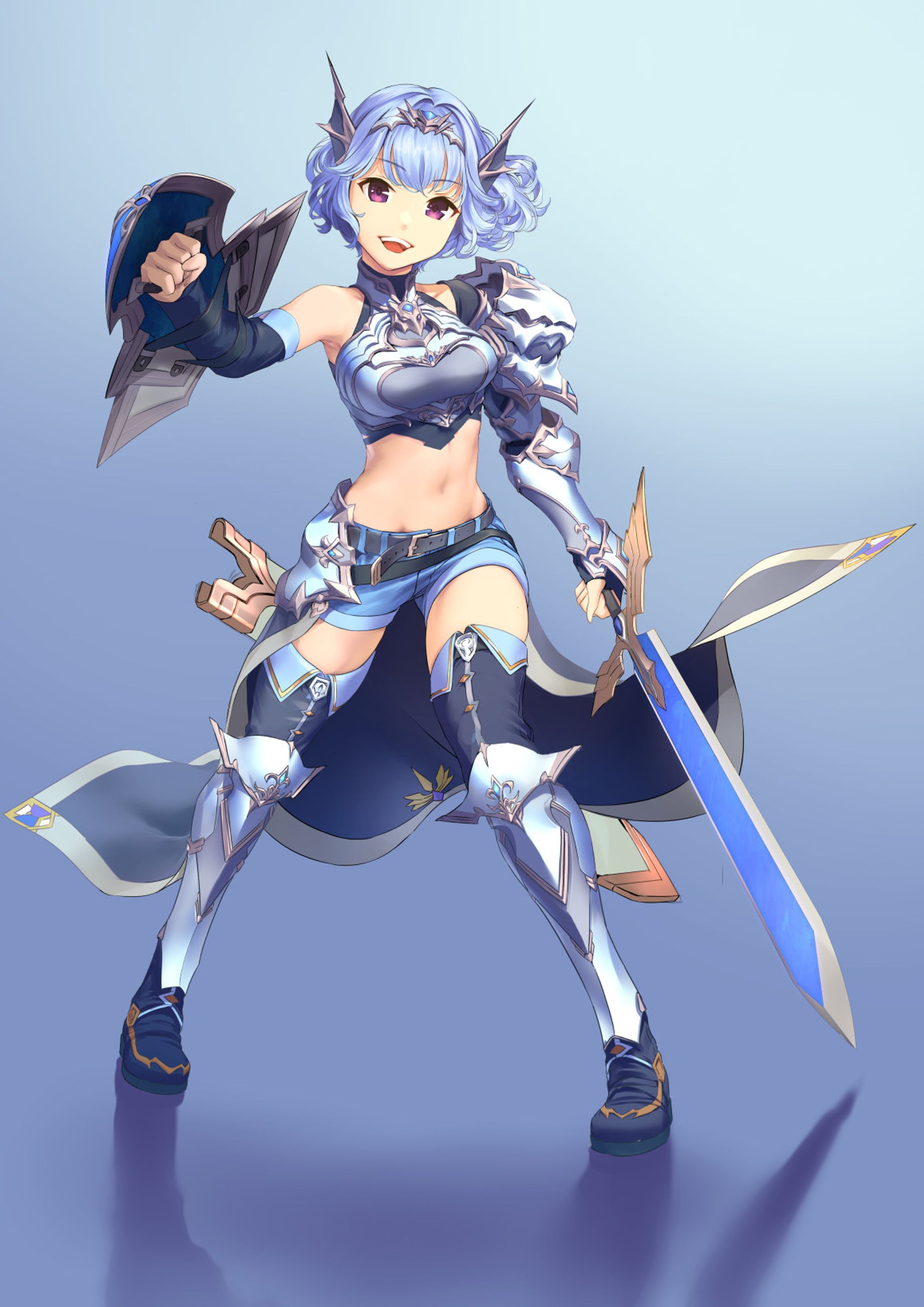 女勇者　立ち絵・設定画-1