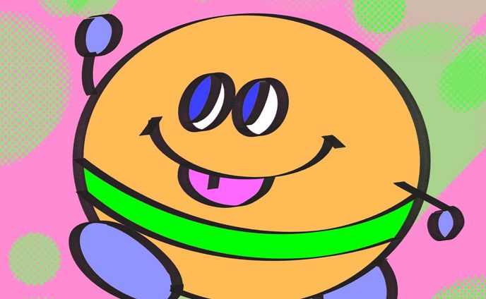 創作 バーバーバーガー君