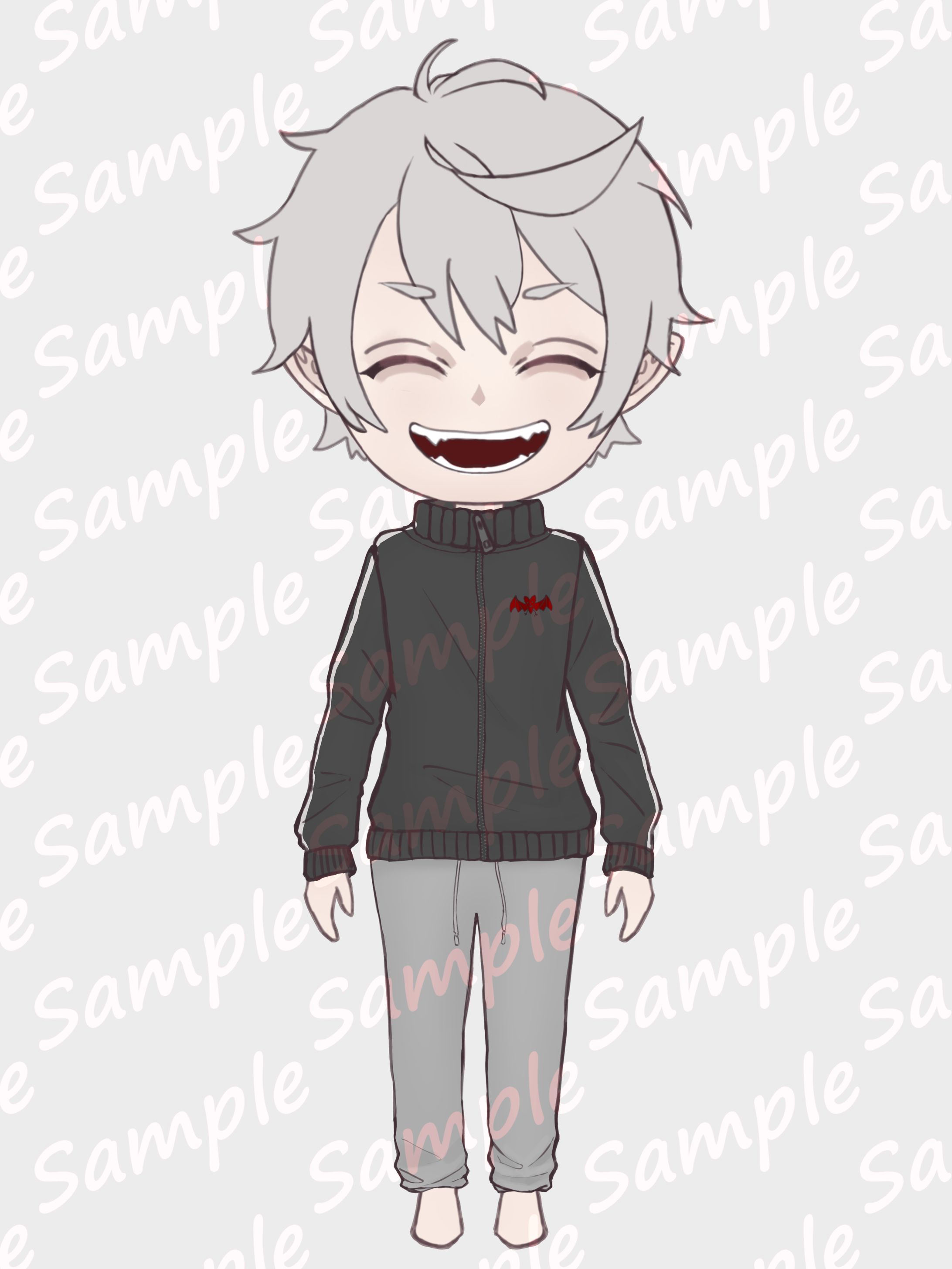 〖にじさんじVtuber〗葛葉様　デフォルメキャラクター-1