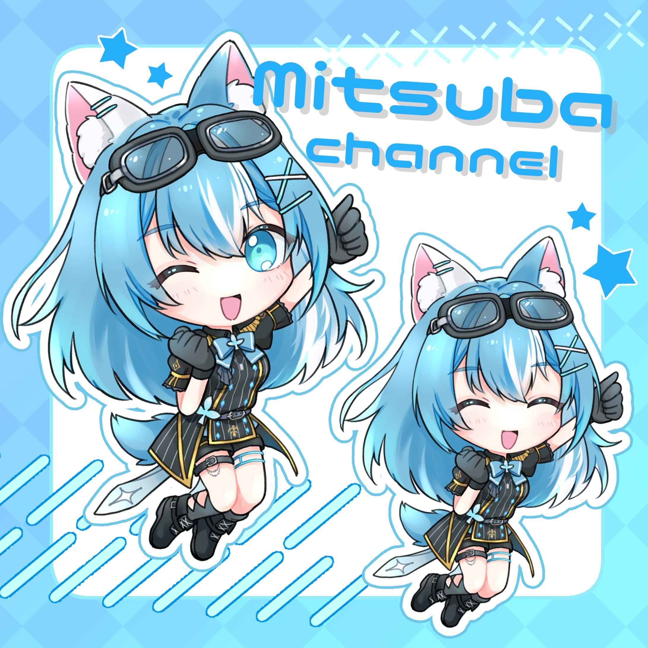 【お仕事】SDイラスト2点/みつば様-1