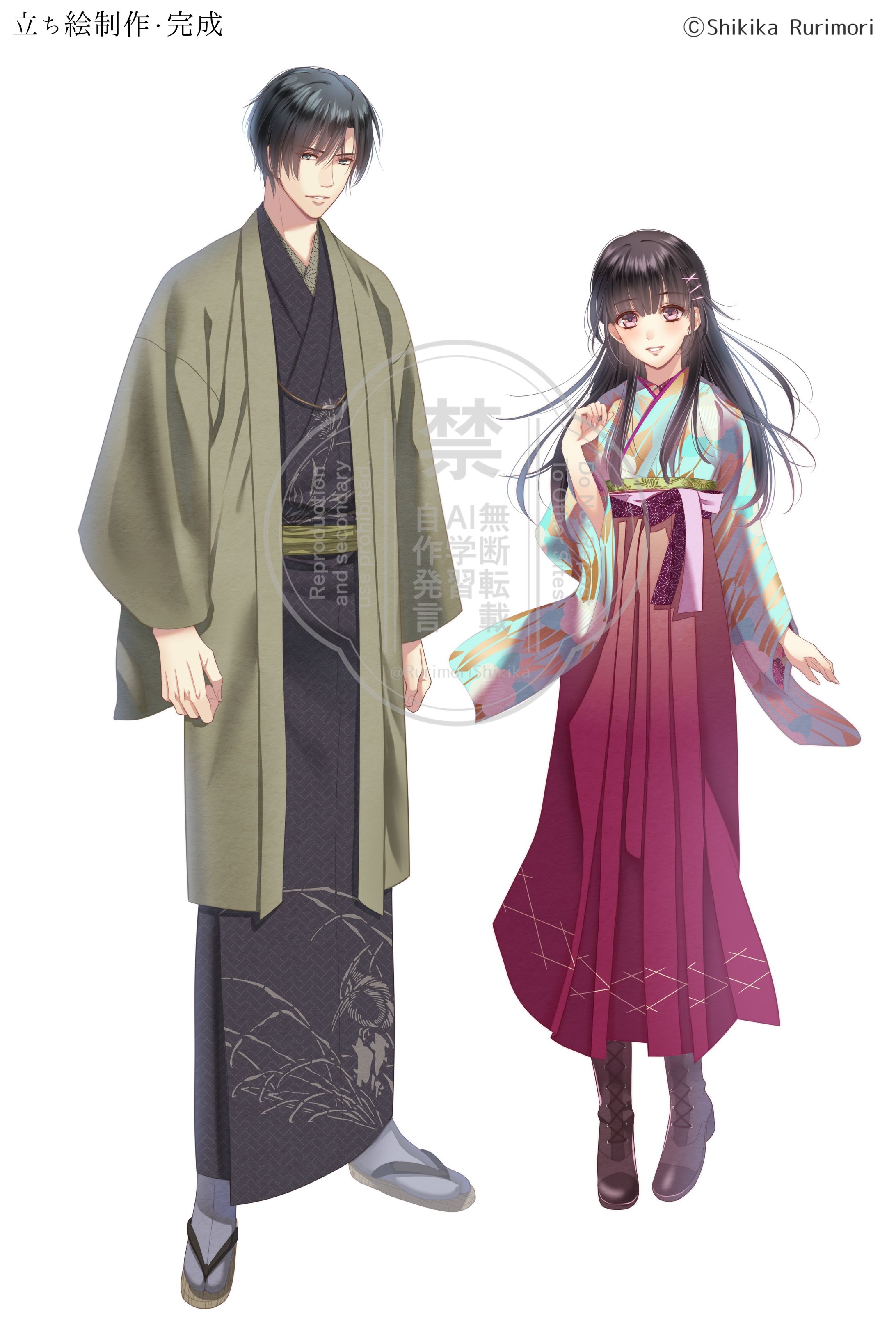 立ち絵（制作過程画像あり）-1