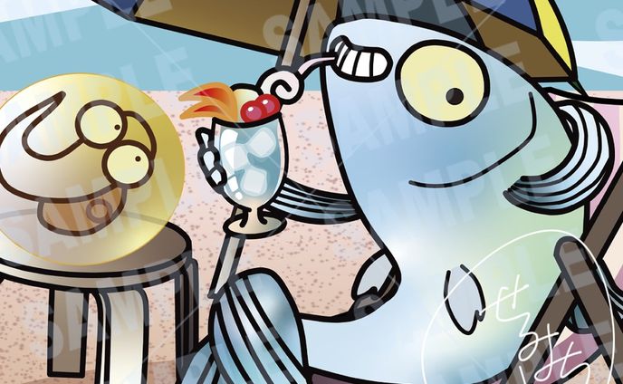 【ポートフォリオ】
ココナラでご依頼いただいたショップ用イメージアイコンイラスト描かせていただきました！
オールイラレ製作です。

この度はご依頼いただき誠にありがとうございました！

https://coconala.com/services/1930576
#ココナラ　#イラスト依頼　
#魚　#メダカ
#アクアショップ 
#illustrator