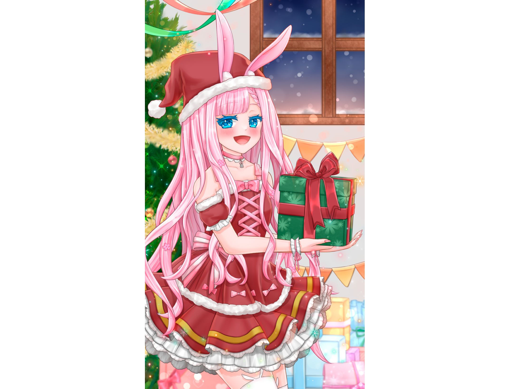 【春兎ほっぷ様】クリスマスイラスト-1