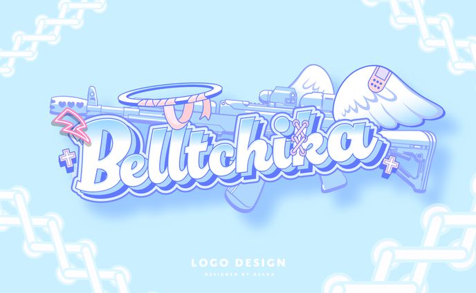 メンズアイドルグループ「Belltchka (ベルトーチカ)」ロゴ