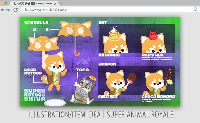 ILLUSTRATION/IDEA｜Super Animal Royale