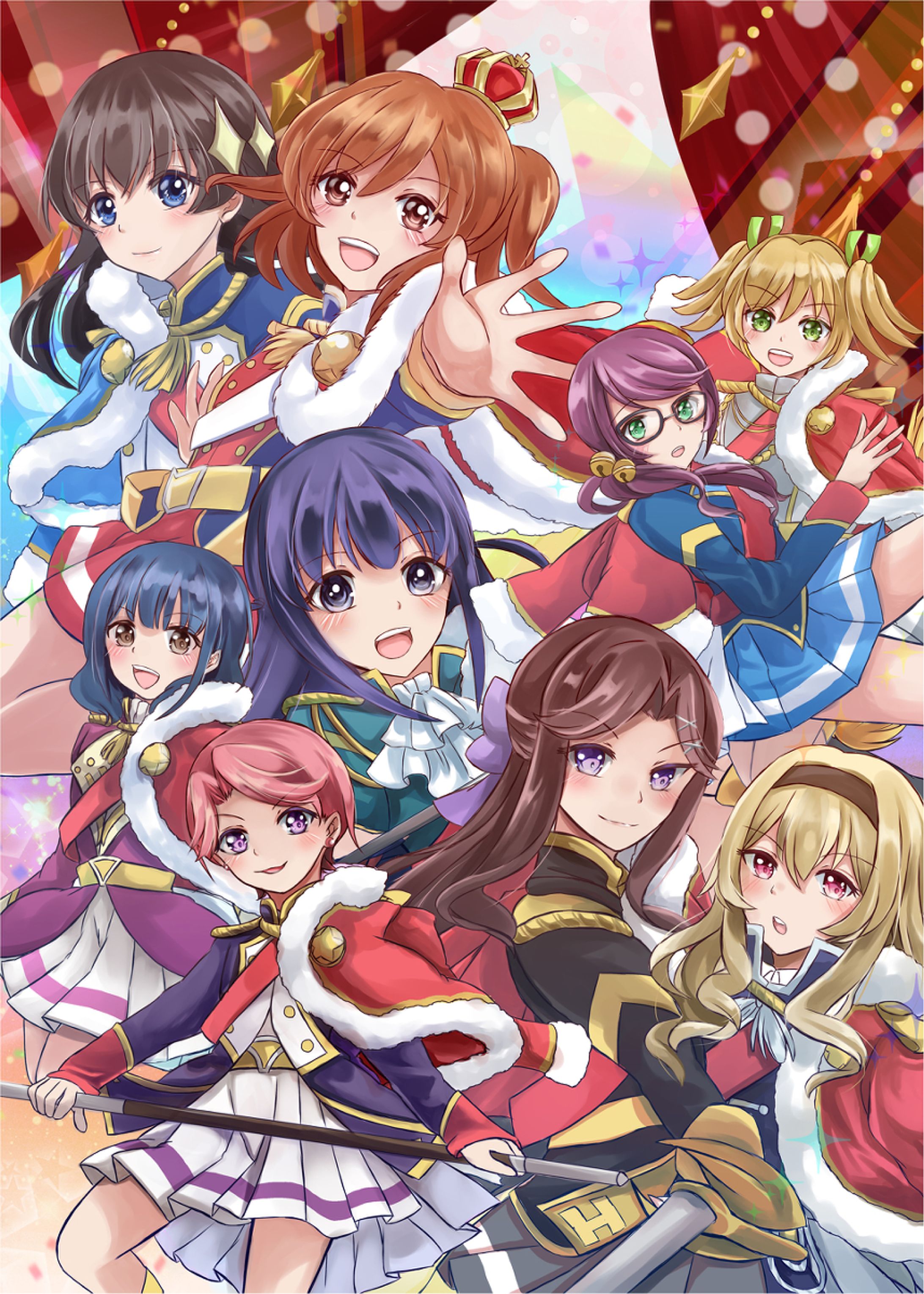 ご依頼作品｜レヴュースタァシアターイベント告知絵-1