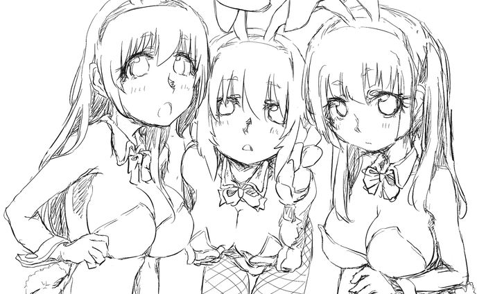 うちよそﾊﾞﾆｰｶﾞｰﾙ衣装