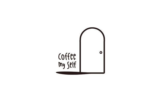 ロゴデザイン coffee myself