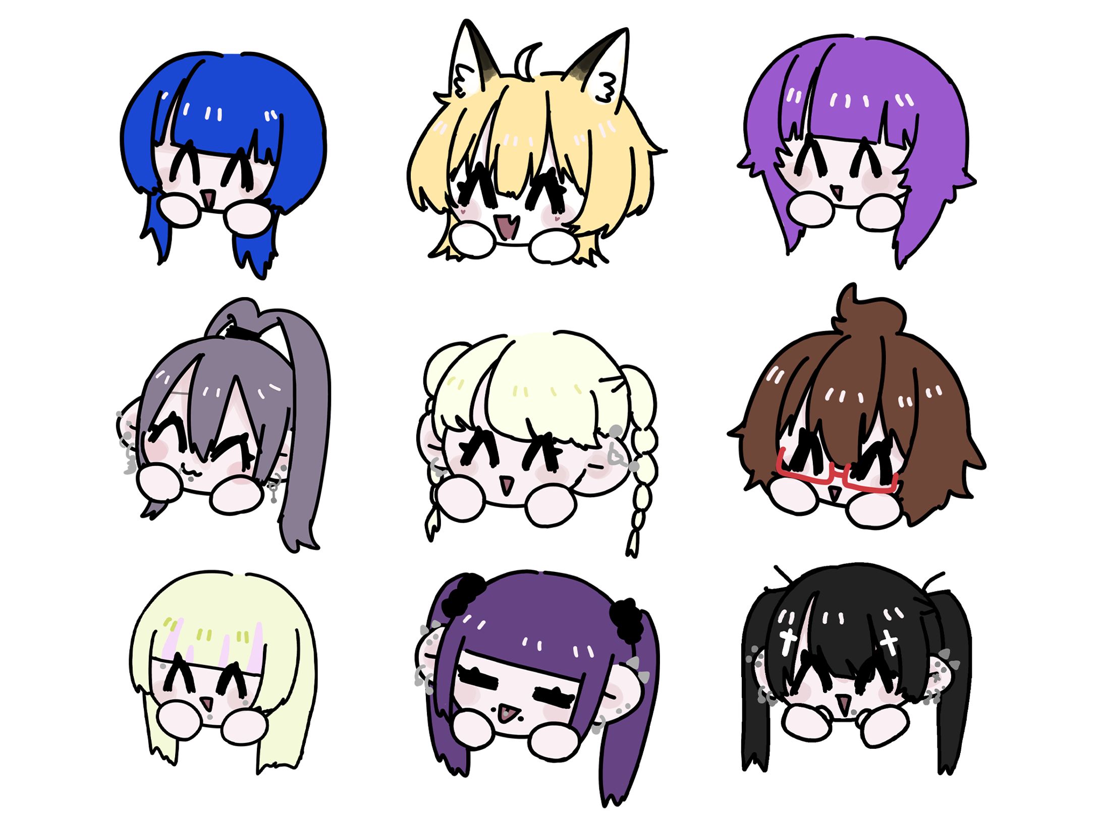 似顔絵 / SD顔のみ-1