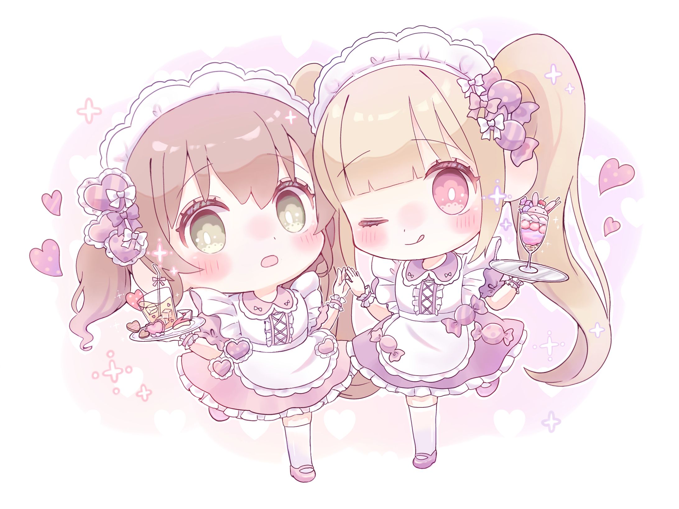 【企画】デフォルメ全身ペア　イラスト-1