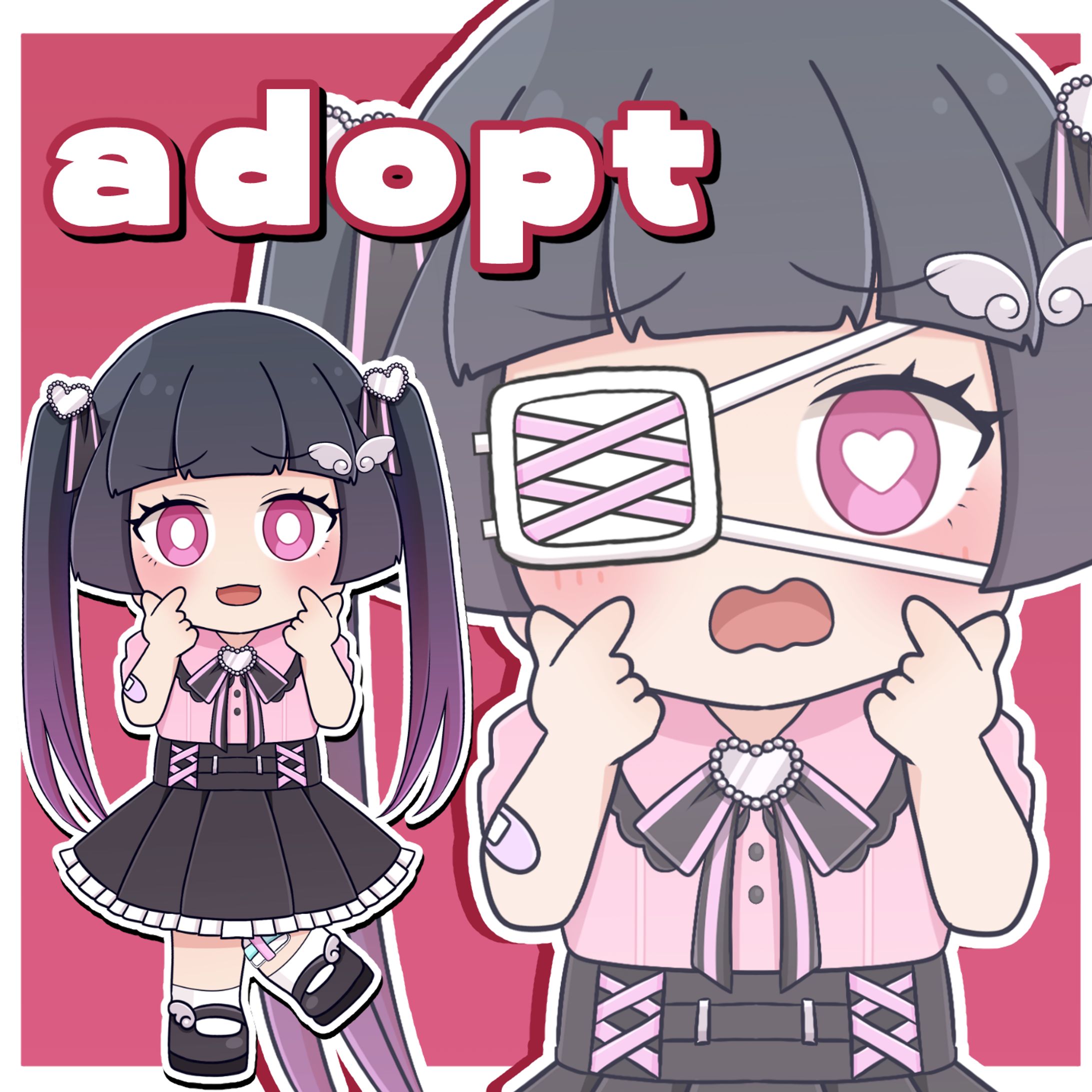  Avatar 【adopt：販売中】地雷系の女の子（SD）-1