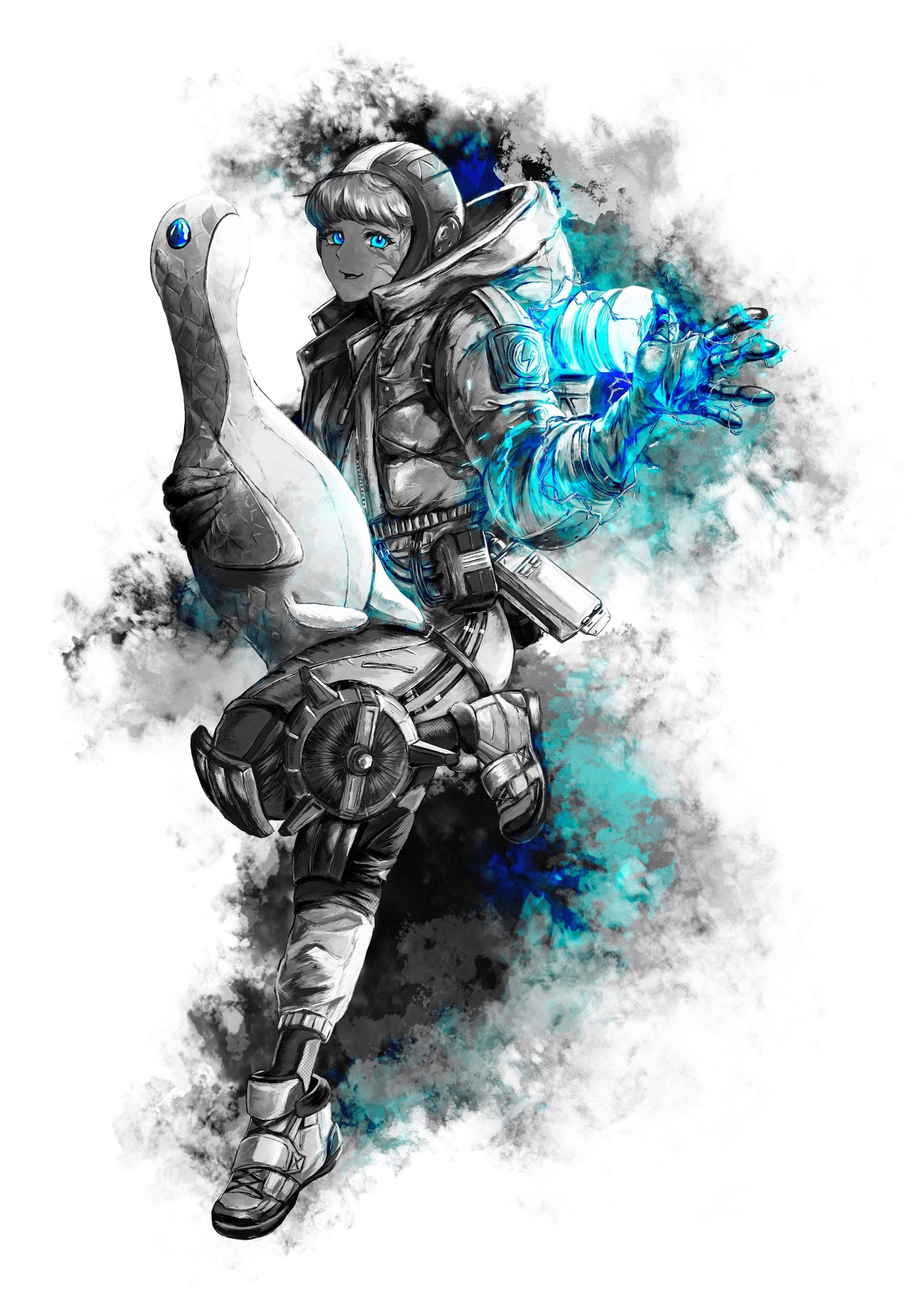 『Apex Legends』×『RAGEBLUE』コラボTシャツデザイン(Wattosonn)-1