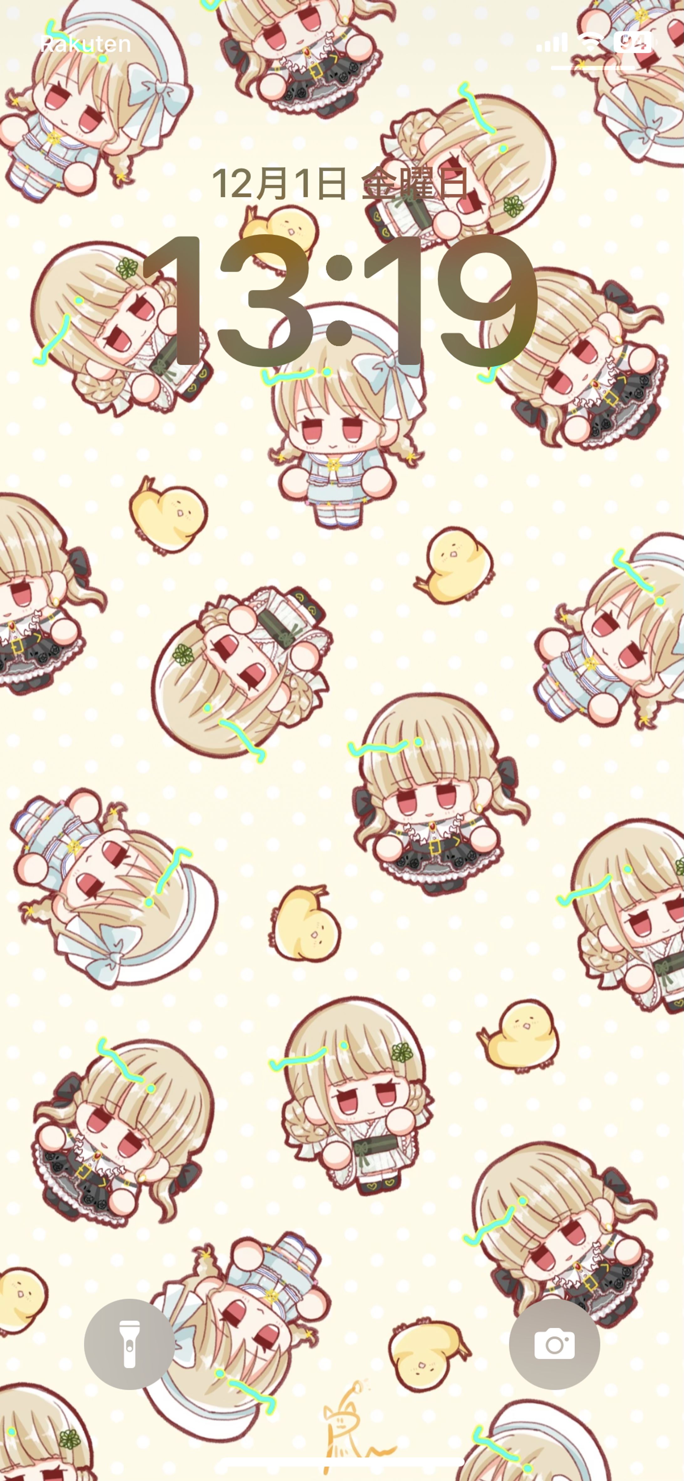 【ご依頼】VTuber小雀とと様のロック画面壁紙-1