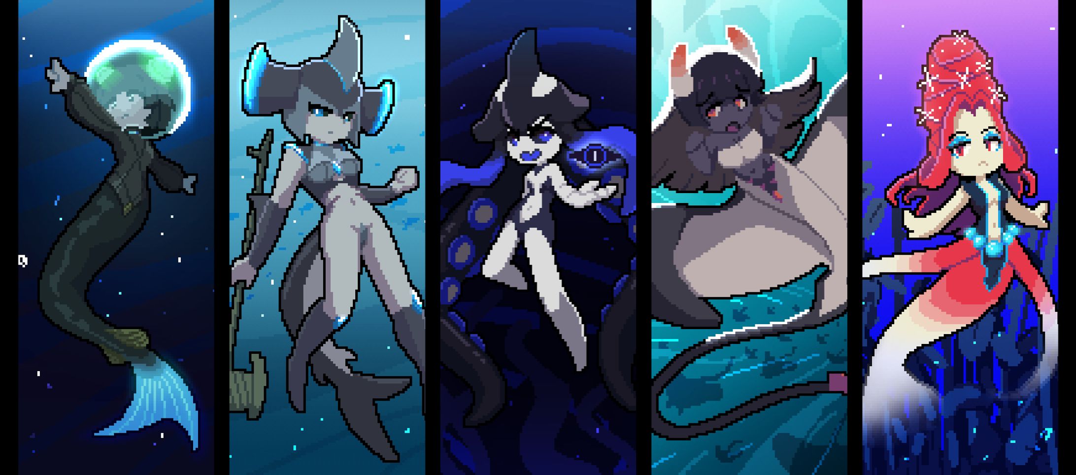 Fish Girl OC Designs-1