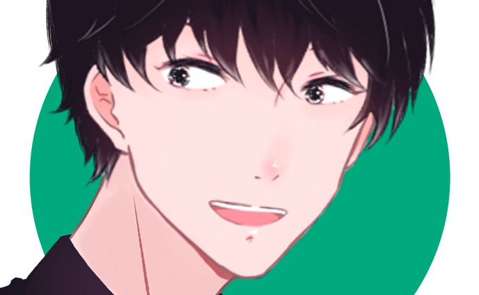 黒髪男子