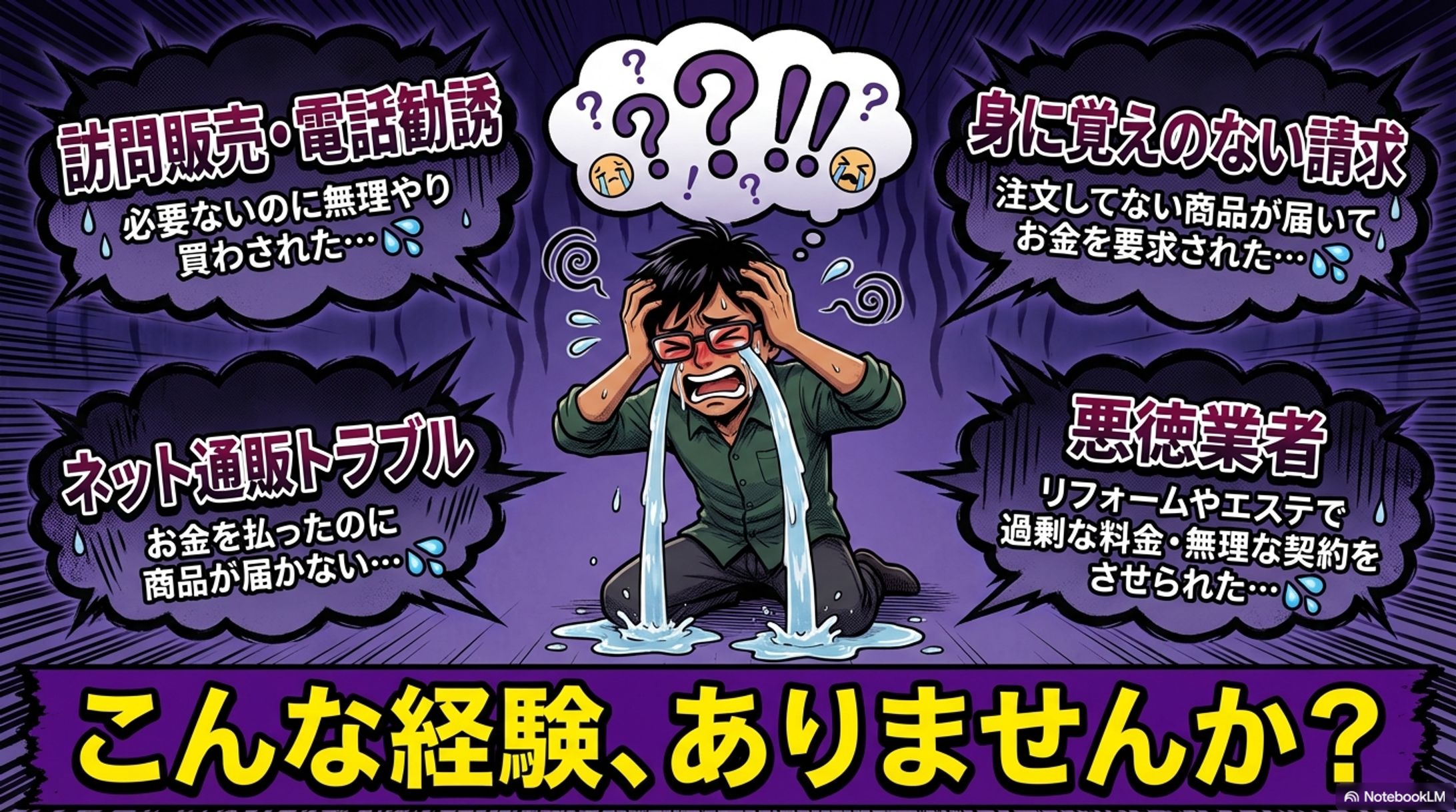 商品やサービスの契約トラブルで困った時の相談先とは⁈-1