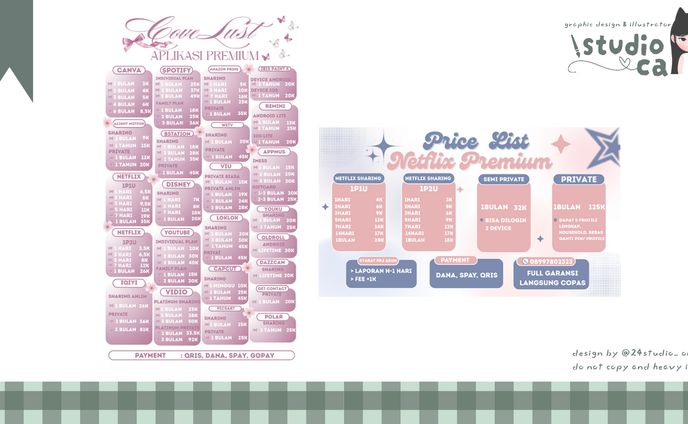 PRICELIST 