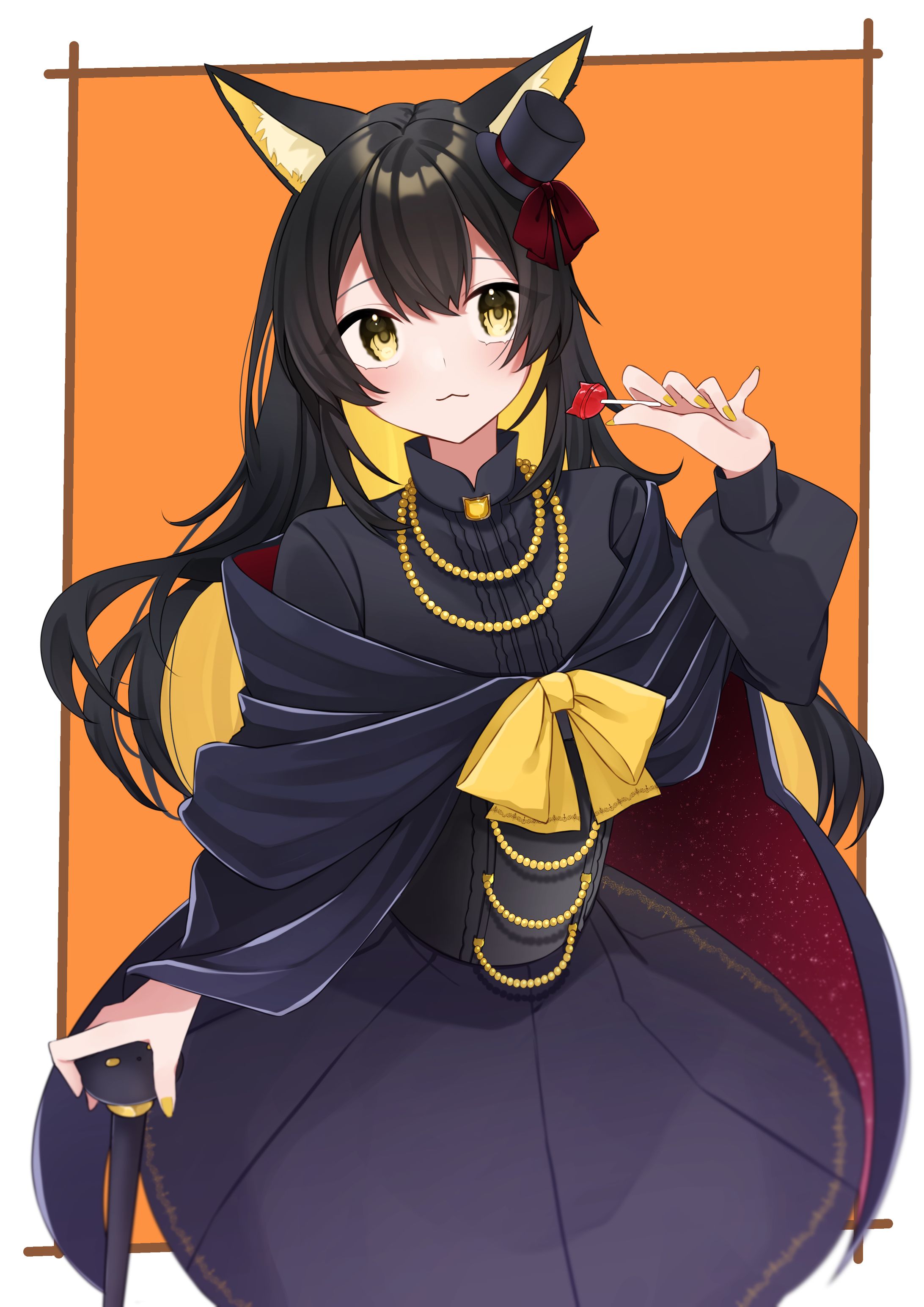 紫音様✨専用❣️可愛いハロウィン猫ちゃん✨ 猫神黒桜様/2023年ハロウィンイラスト