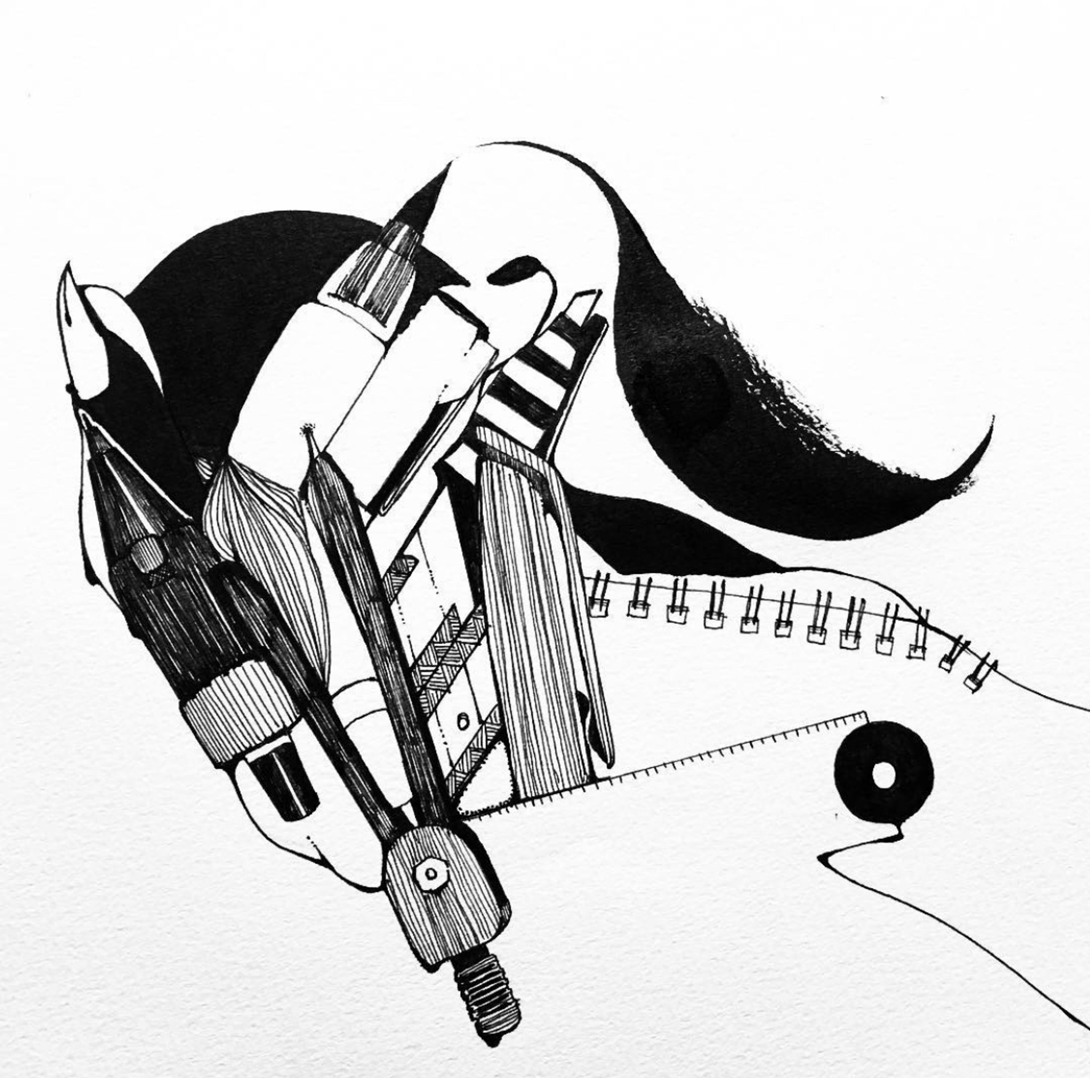大学 イラストレーション-1