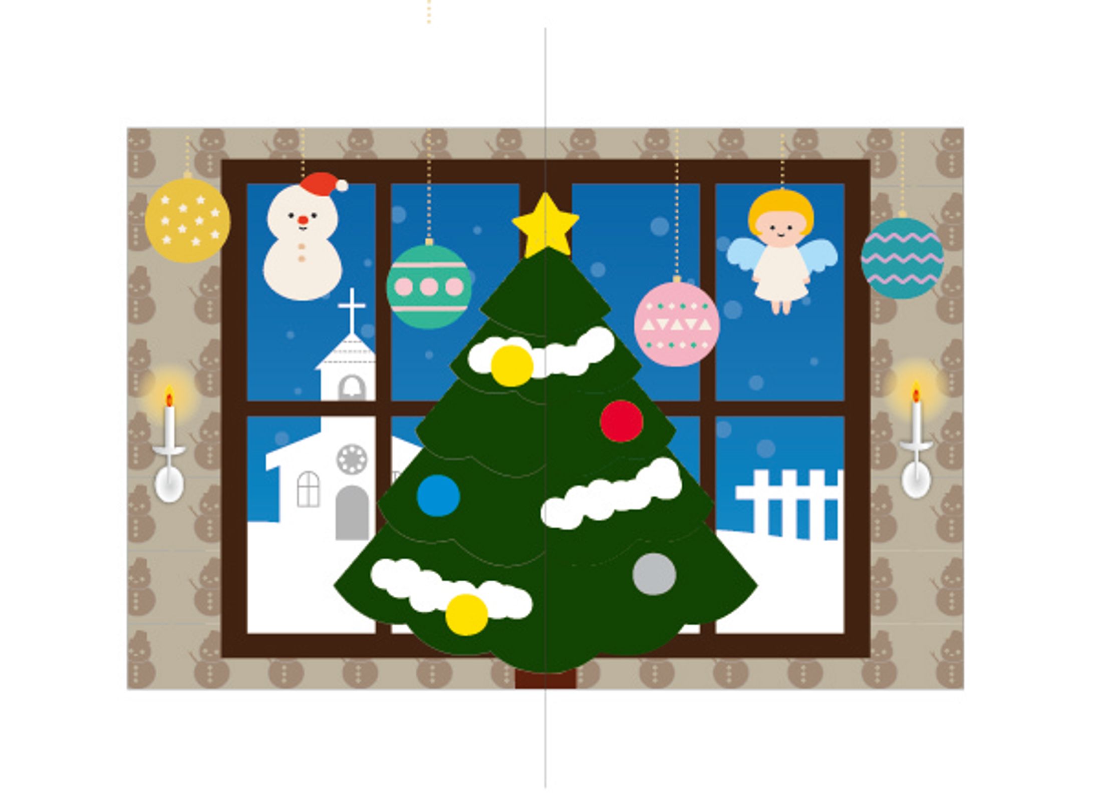 クリスマスカード -1