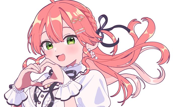ホロライブ さくらみこ様オリジナル曲『きゅんきゅんみこきゅんきゅん♡』MVイラスト