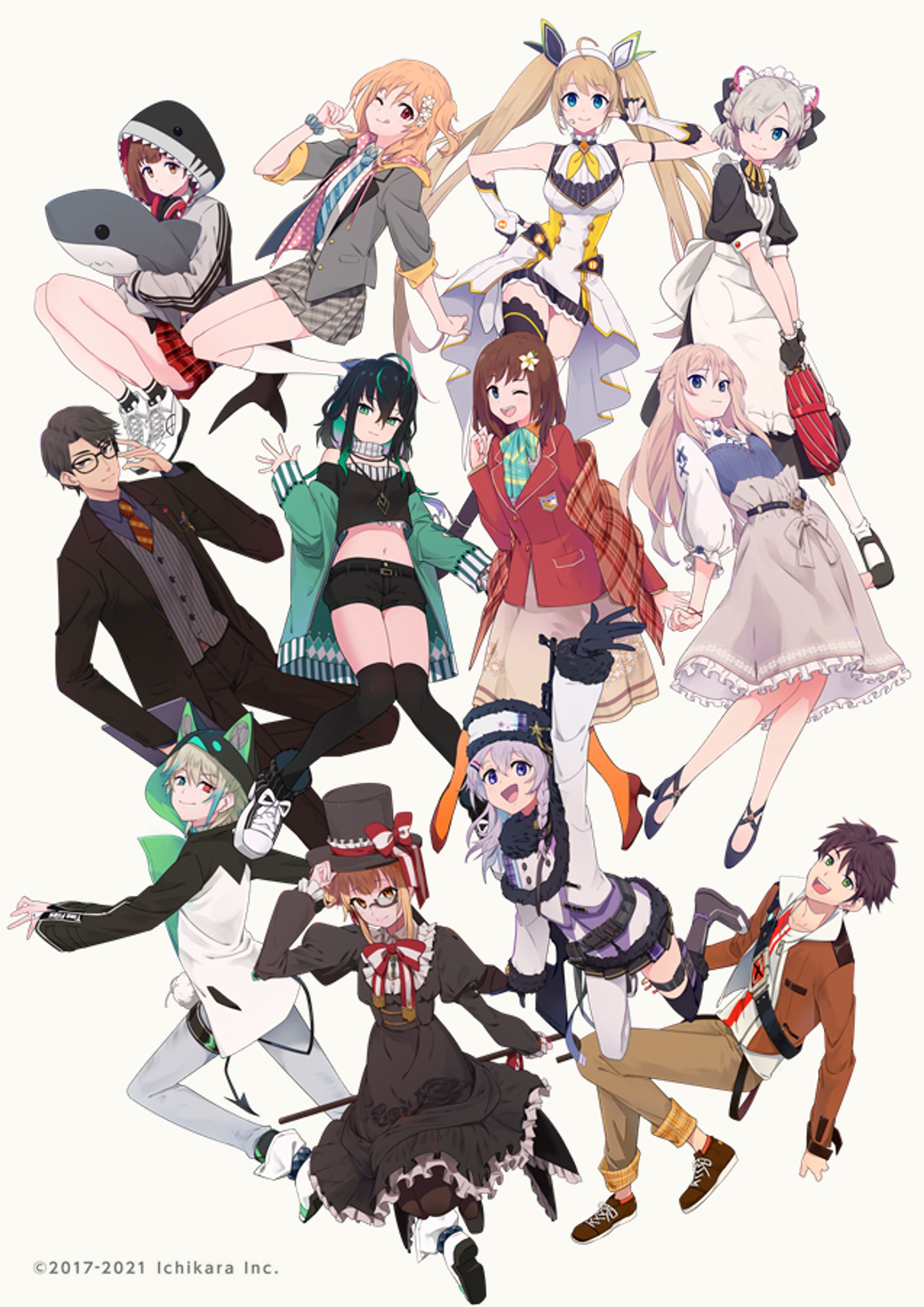 ANYCOLOR株式会社 にじFes2021（にじさんじ） VirtuaReal、NIJISANJI ID、NIJISANJI KR 12人キービジュアル-1