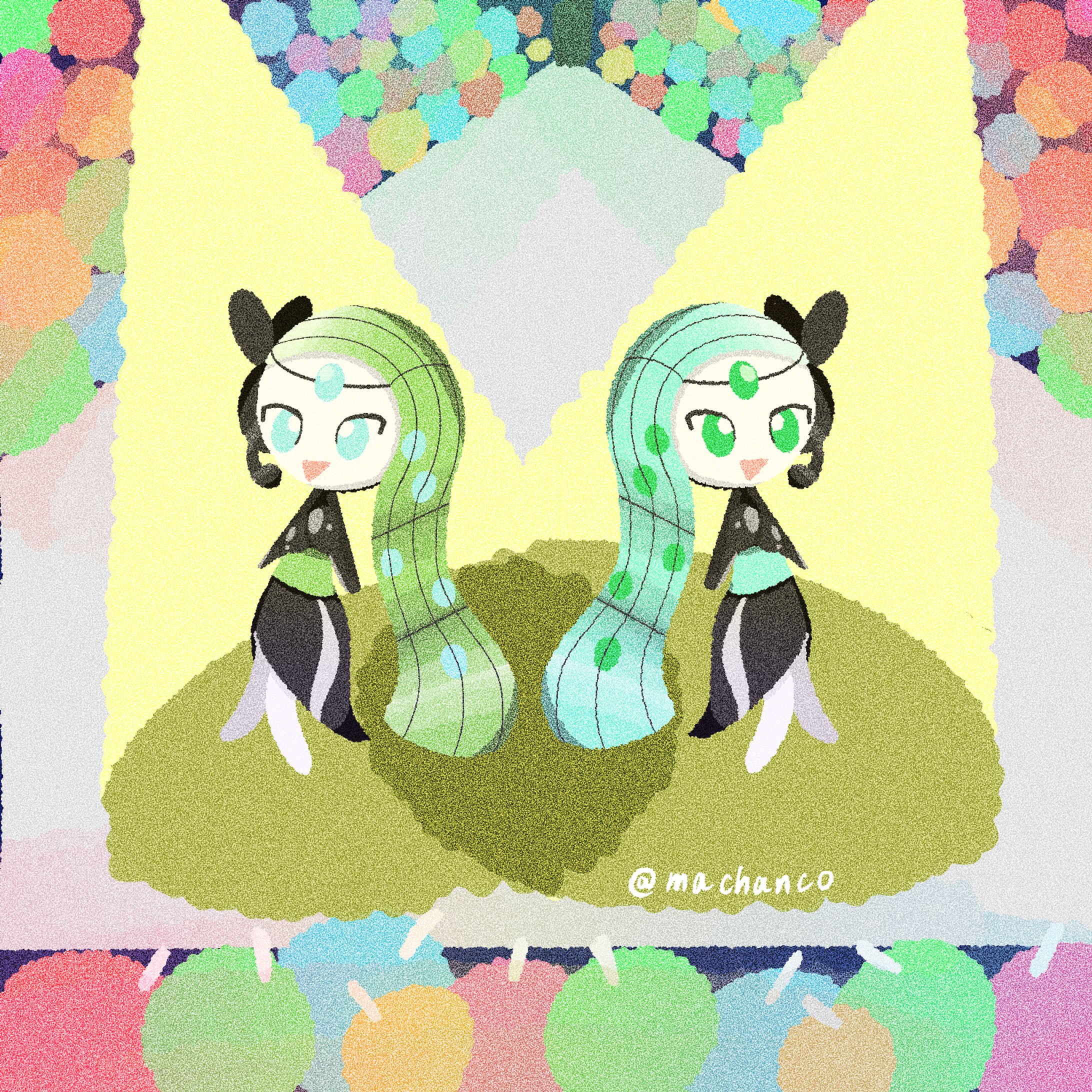 ファンアート:メロエッタ-1