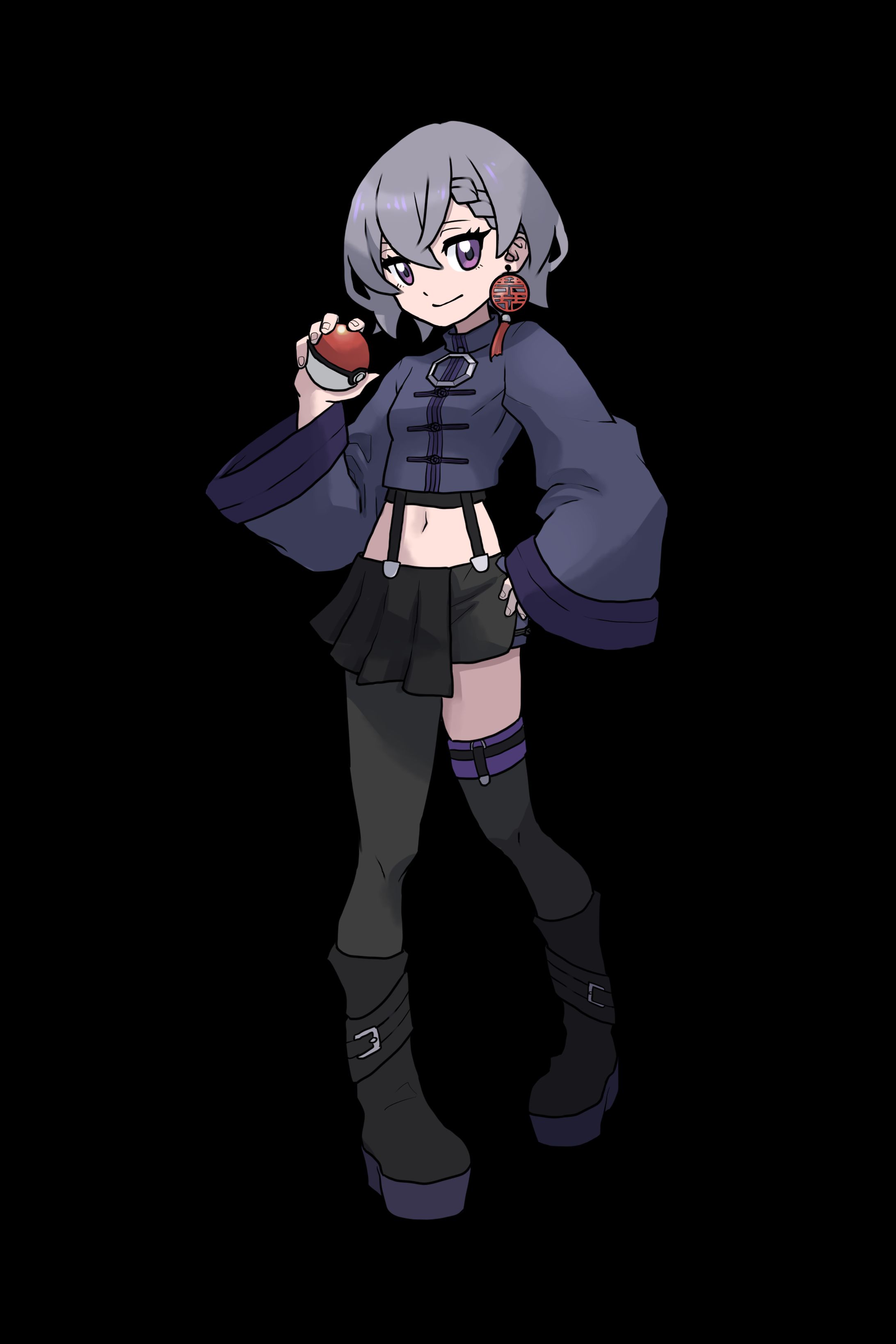 ポケモン風立ち絵｜八瀬 霞様-1
