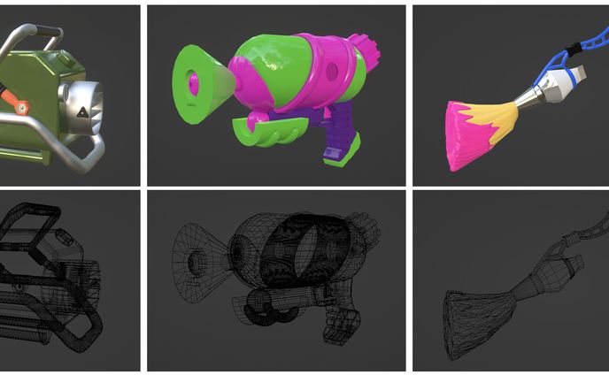 Blenderでの3Ⅾ制作物