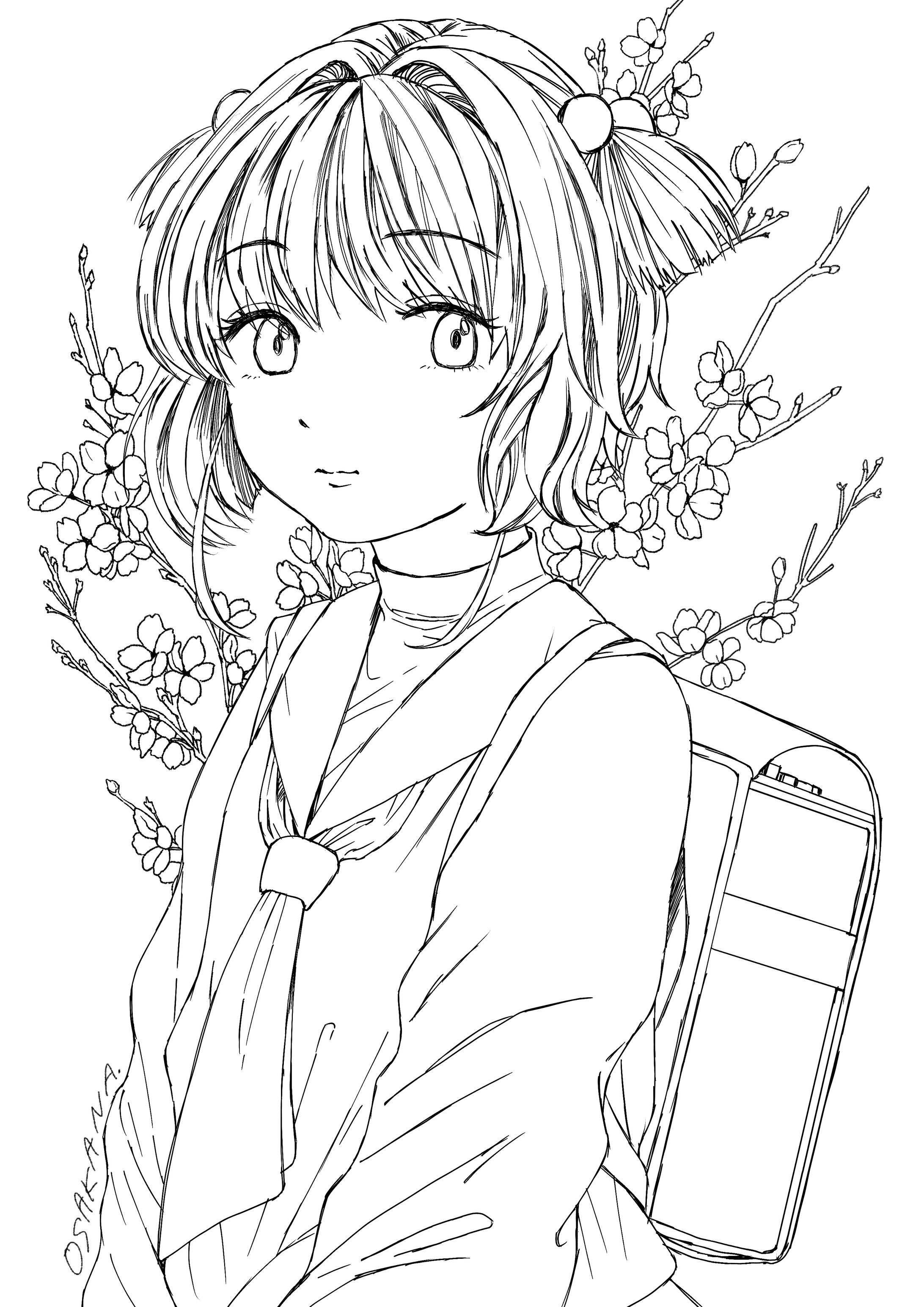 CCさくら線画-1