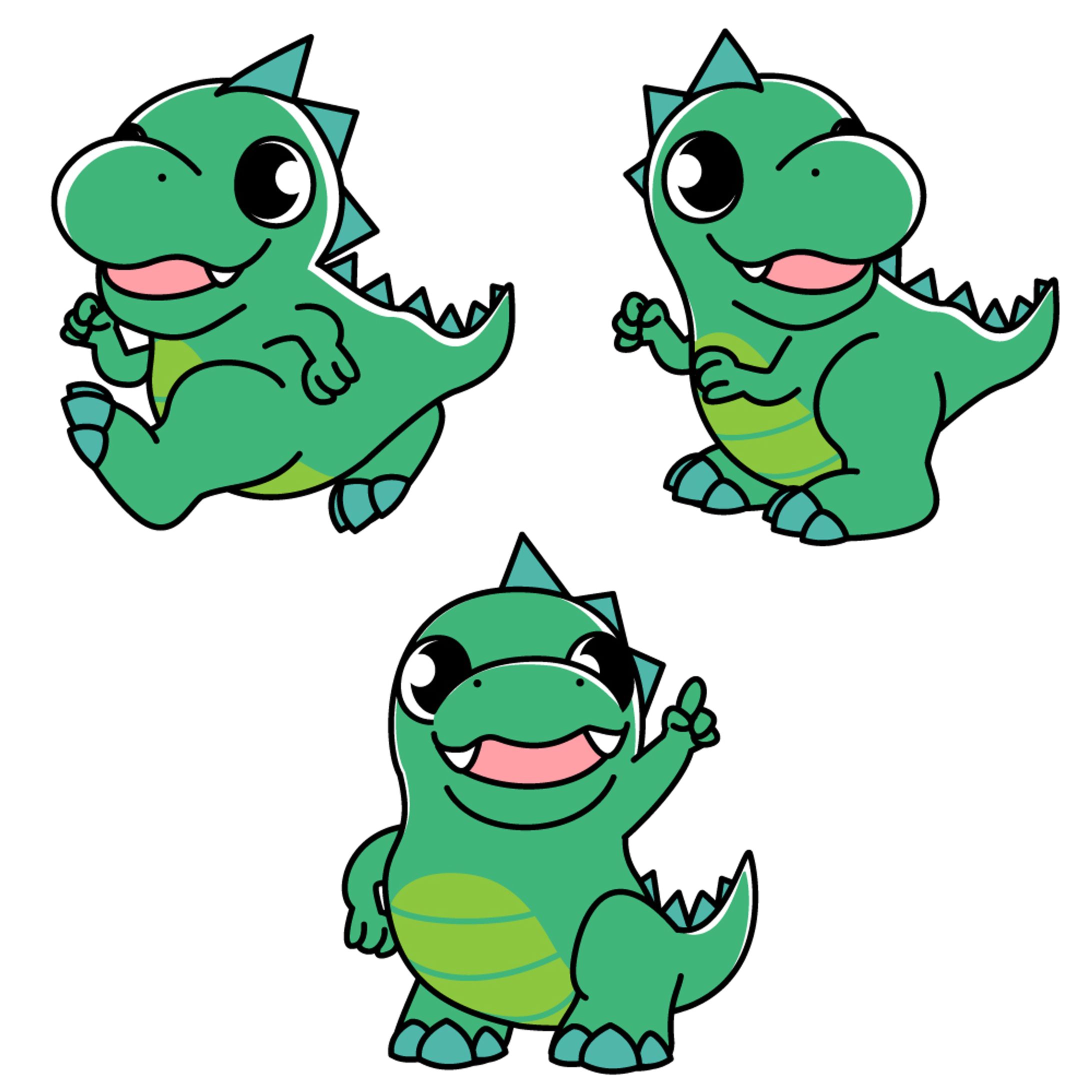 恐竜のキャラクターデザイン-1