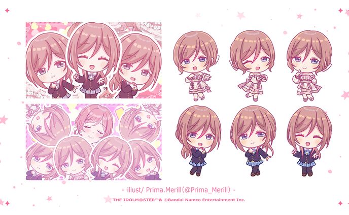 MVイラスト(学園アイドルマスター/姫崎莉波様)