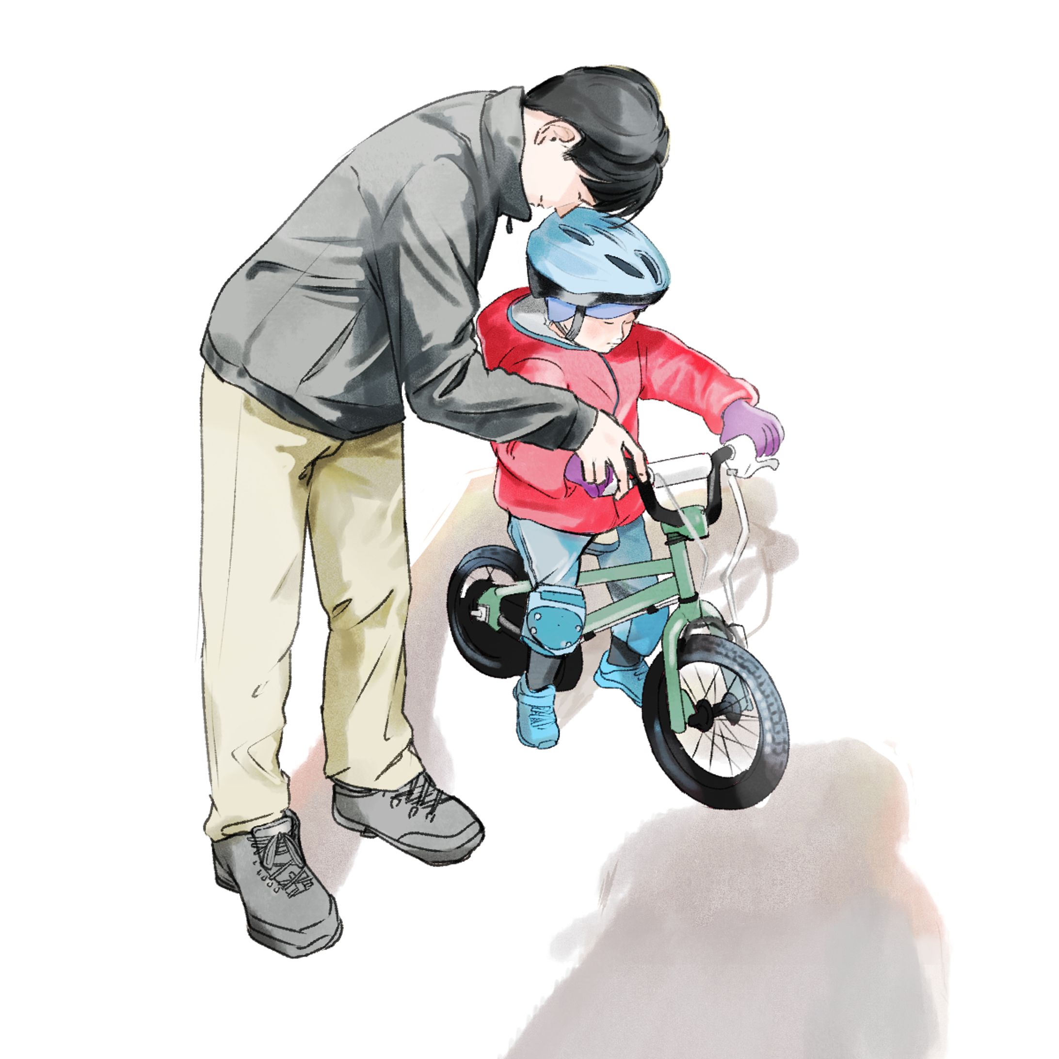 似顔絵　日常風景-1