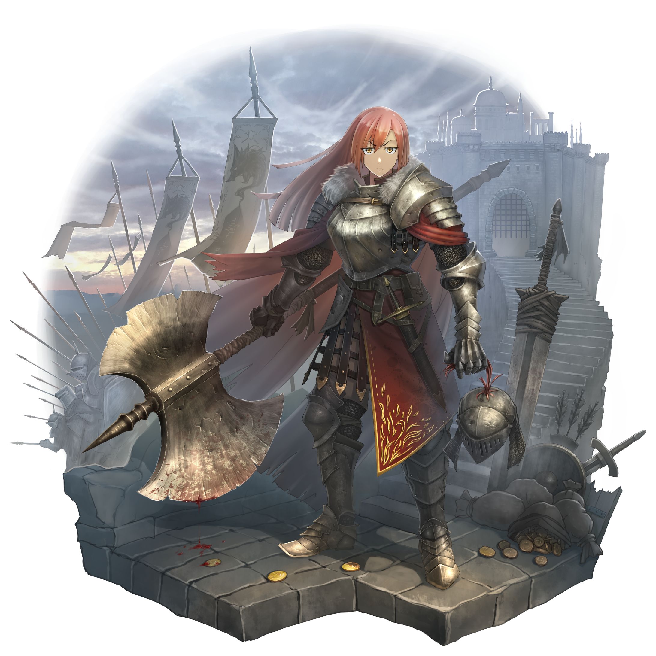 女戦士キャラクター-1