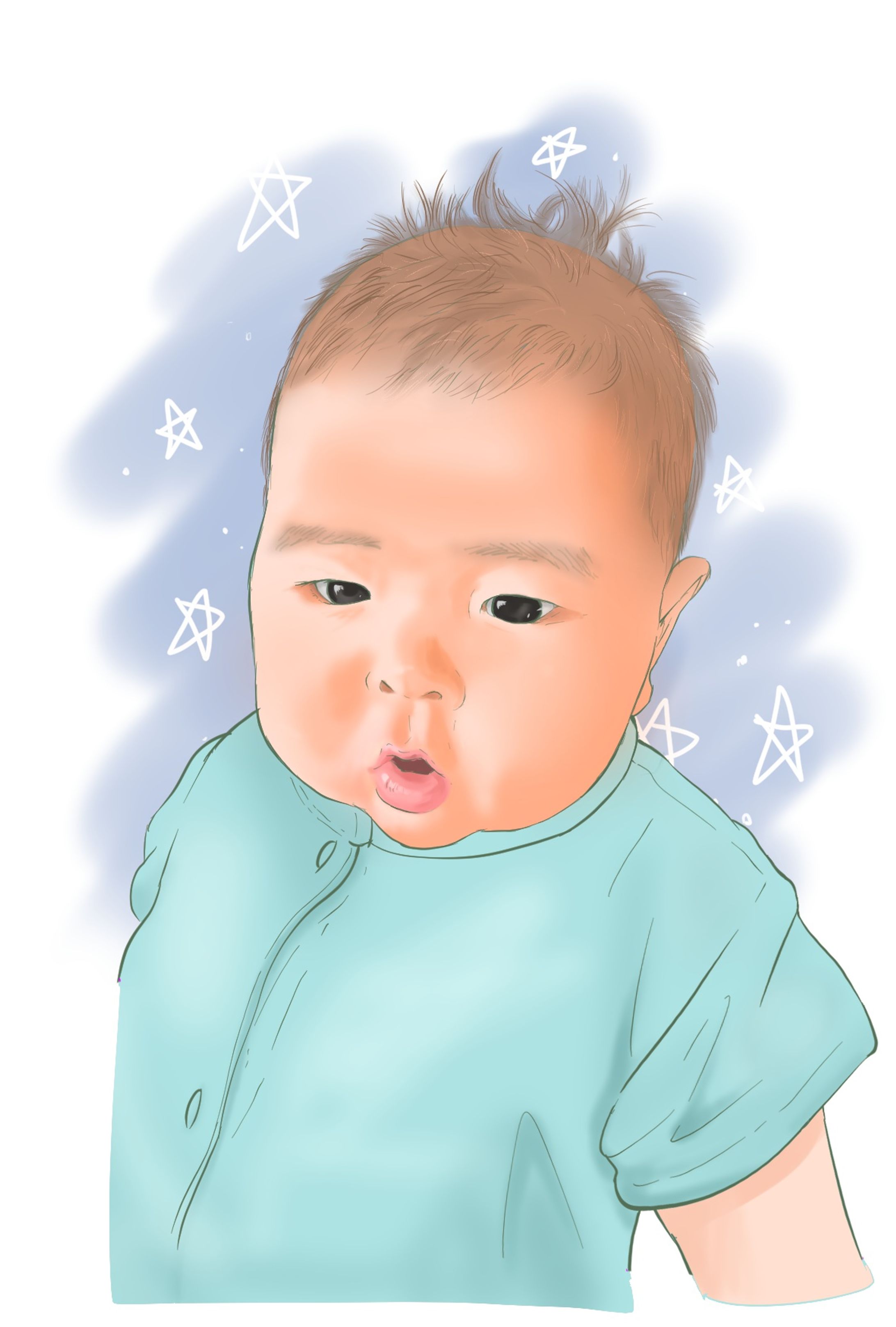 リアル似顔絵-1