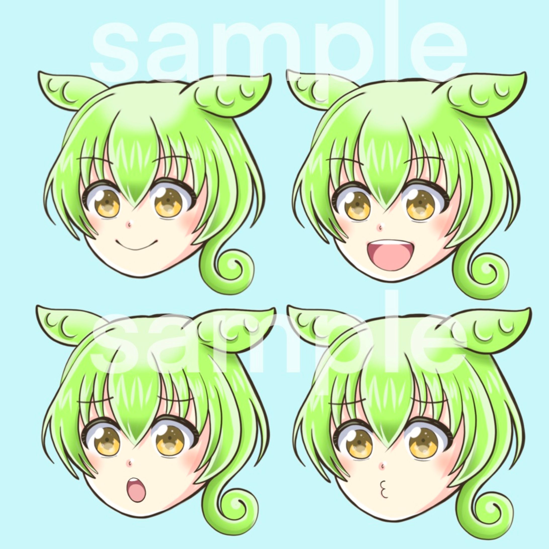ちびキャラ(ずんだもん)-1
