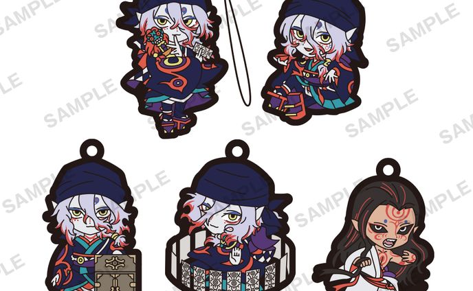 ［WORK］『劇場版モノノ怪』　薬売りがいっぱいカプセルラバーストラップ