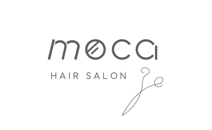 hair salon moca様 ロゴ