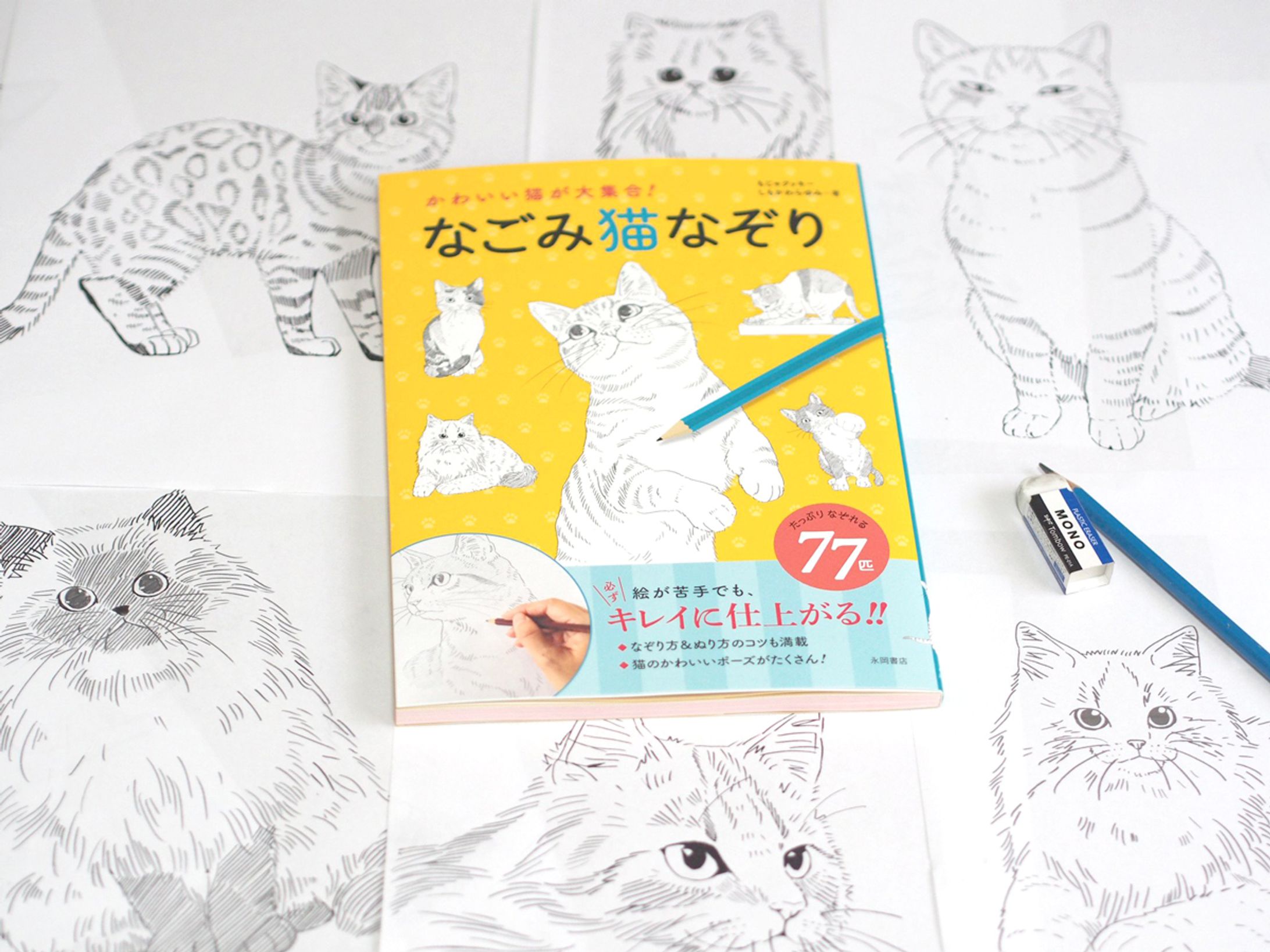 永岡書店様「なごみ猫なぞり」共著-1