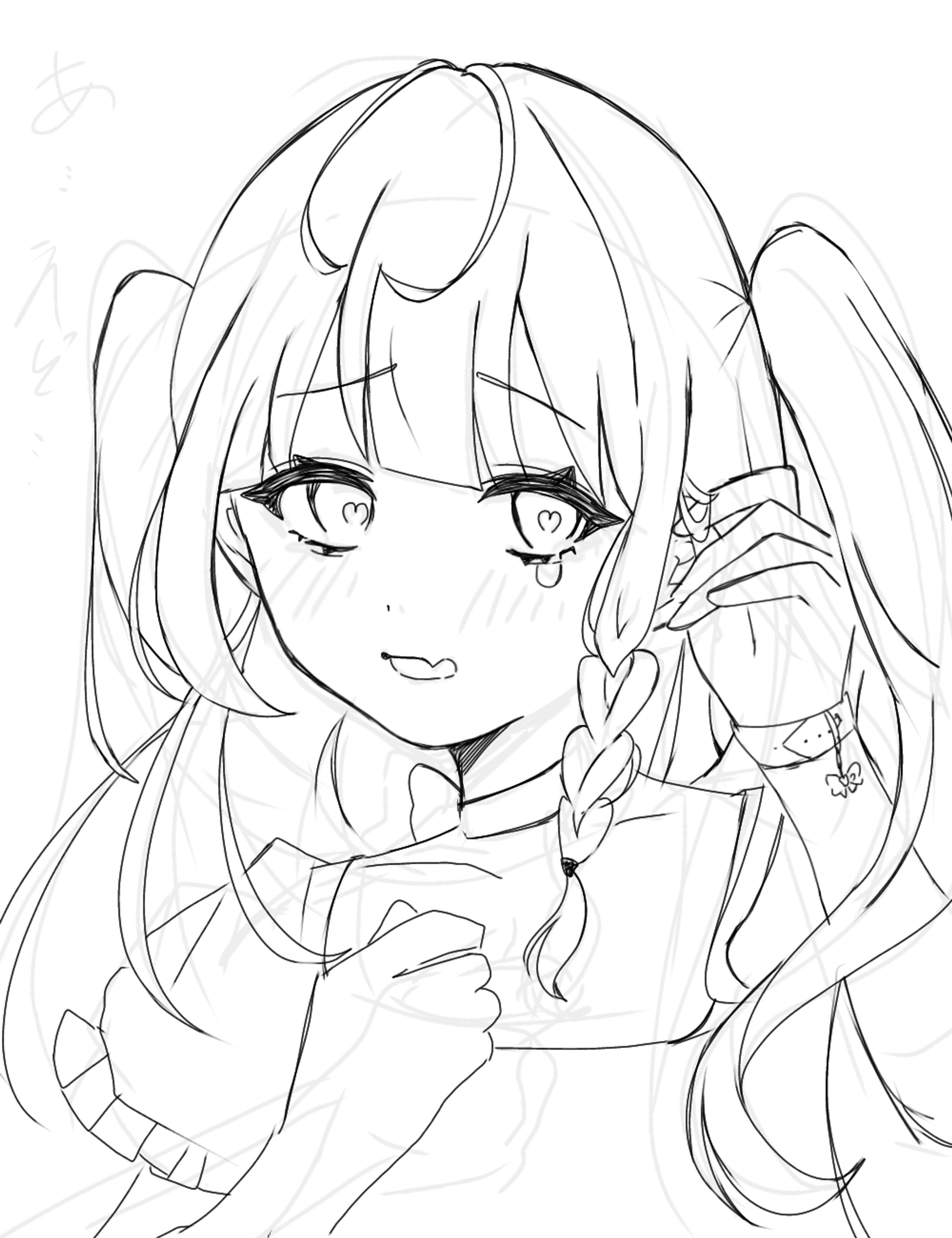 ラフ+線画　ウォーターマーク入ってます-1