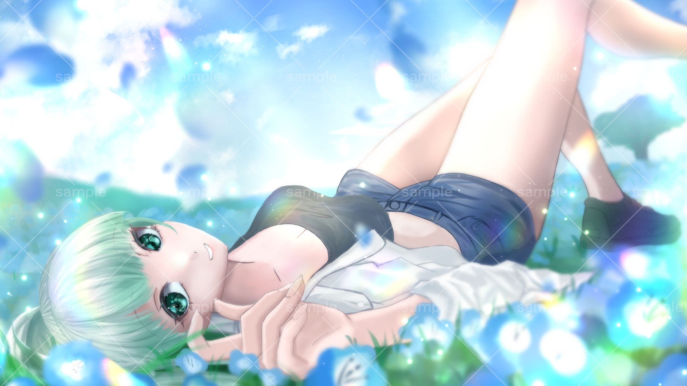 Vtuber壁紙配布用イラスト-1