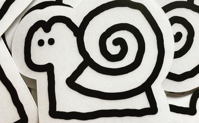 Snail stickers 🐌
from archive...

#snail #sketch