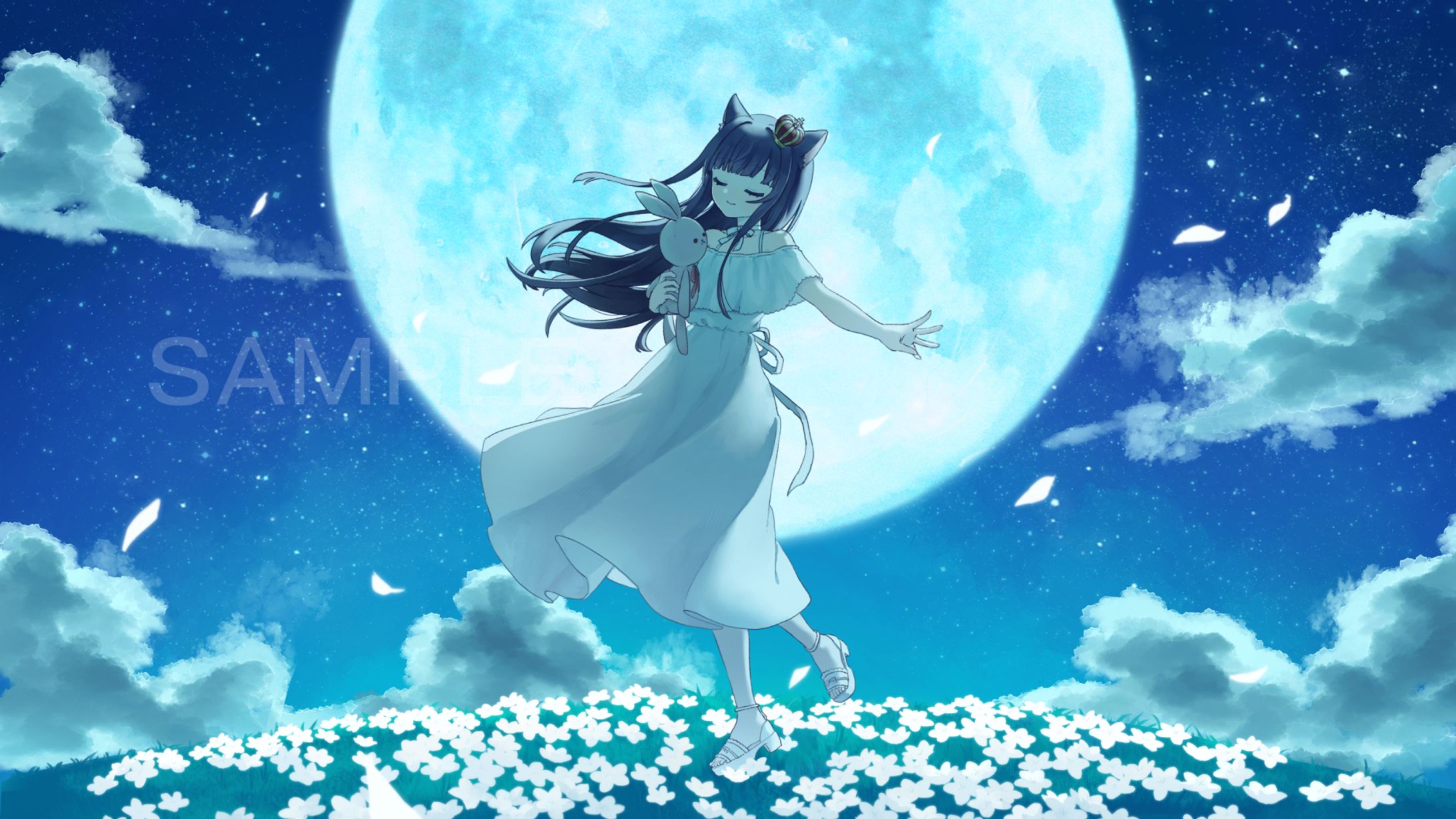 詠音ガト様/『回る空うさぎ』歌ってみたMVイラスト-1