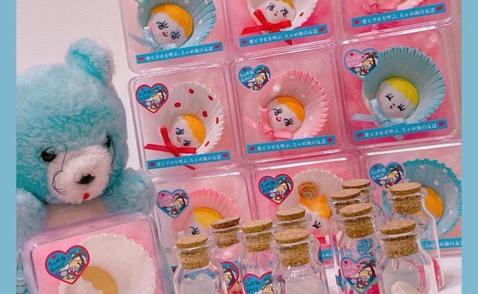 MOCHI GOODS／星の砂と貝殻のお顔ちゃん
