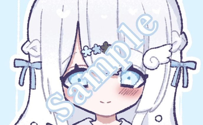 水色の女の子