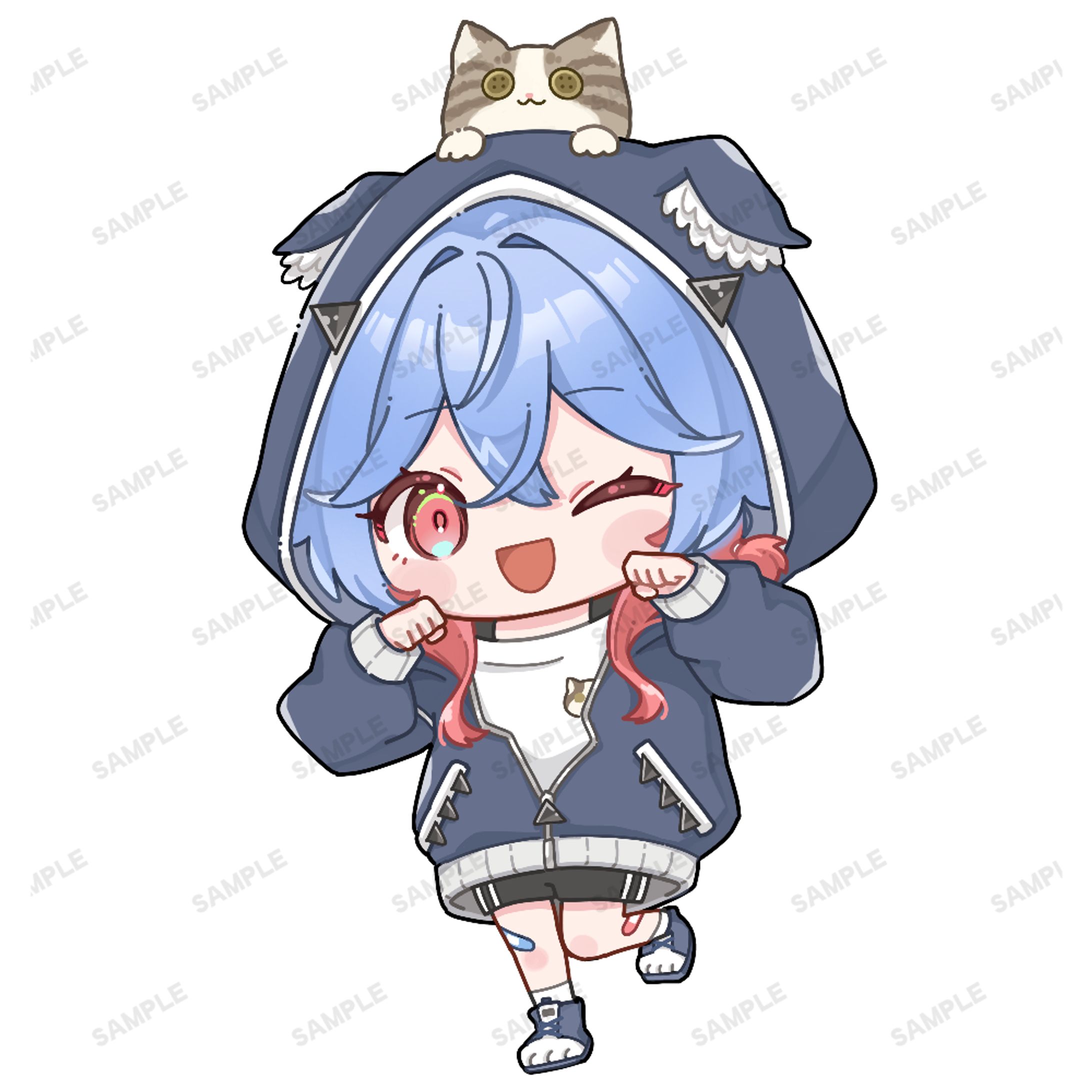Vubble所属　火廼紫海様グッズイラスト-1