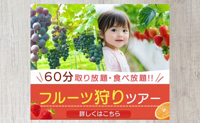 バナー：フルーツ狩り